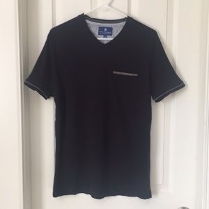 Ryan Seacrest Distinction Navy V Neck